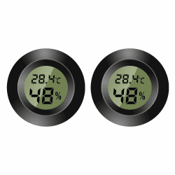 Thermometer Innen,Thermometer Digital Mini Hygrometer Thermometer Digitaler LCD-Monitor Innen Außen Feuchtemessgerät für Luftbefeuchter Keller Babyzimmer Fahrenheit oder Celsius (2) Angebot bei HelloDeals