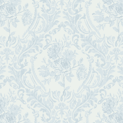 CiCiwind Selbstklebende Tapete Blumen Tapeten 44cm×10m Blau Wasserdicht Möbelfolie Vinyl Klebefolie Selbstklebend Abnehmbar Klebetapete Selbstklebend für Wand Schränke Möbel Blau 10W x 0.4L m