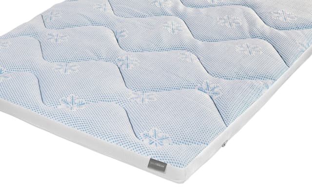 Traumnacht Cool Komfort Topper für Sommer und Winter mit kühlendem Doppeltuchbezug, 120 x 200, Öko-Tex Zertifiziert, produziert nach deutschem Qualitätsstandard 120 x 200 cm