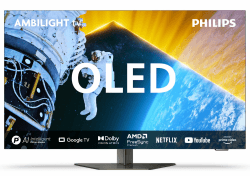 Philips Ambilight 65OLED809 4K OLED Smart TV - 65-Zoll Display mit P5 AI Perfect Picture, Ultra HD Google TV, Dolby Vision und Dolby Atmos Sound - Funktioniert mit Alexa und Google Sprachassistent Smart TV 65 Zoll Angebot bei HelloDeals