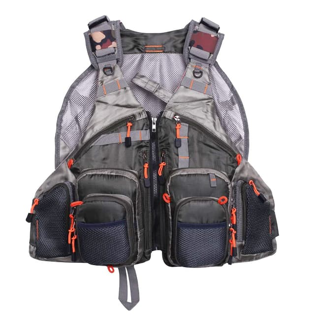 Raprance Angelweste für Männer und Frauen, Outdoor-Aktivitäten, Fliegenbarsch, Angelweste, Rucksack