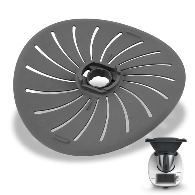 MAYOKIAAR Messerabdeckung für Thermomix TM6 TM5 TM31, Protector Klingenabdeckung kompatibel Zubehör Welle zum Küchenmaschine Einsatz Drehhilfe (Schwarz)