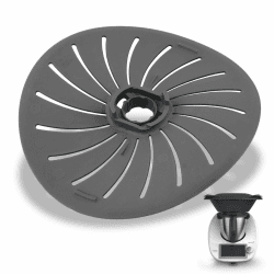 MAYOKIAAR Messerabdeckung für Thermomix TM6 TM5 TM31, Protector Klingenabdeckung kompatibel Zubehör Welle zum Küchenmaschine Einsatz Drehhilfe (Schwarz)