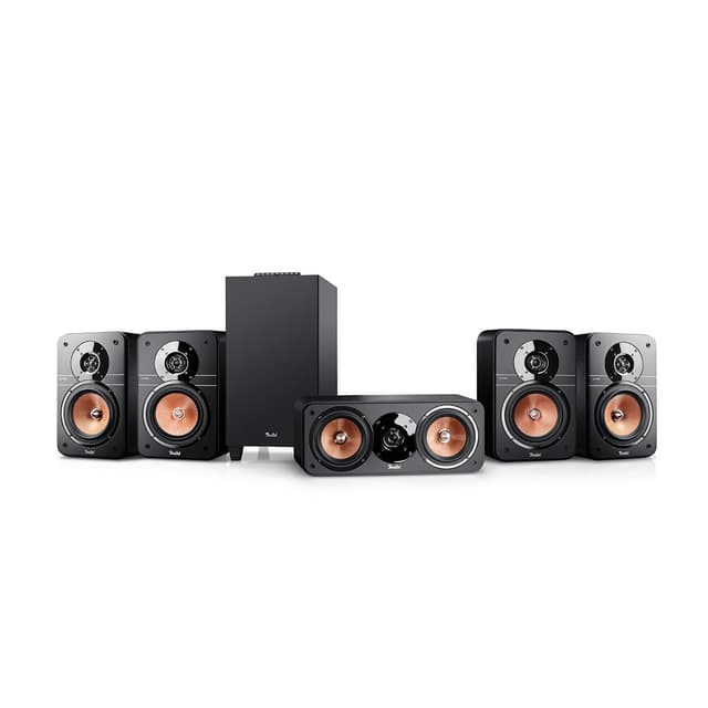 Teufel Ultima 20 Concept - 5.1 Surround Soundsystem, Komplettsystem Heimkino mit integriertem AV-Receiver, Bluetooth, Dolby Audio, USB-C-Soundkartenfunktion, HDMI ARC CEC für Games, Film und Musik Schwarz