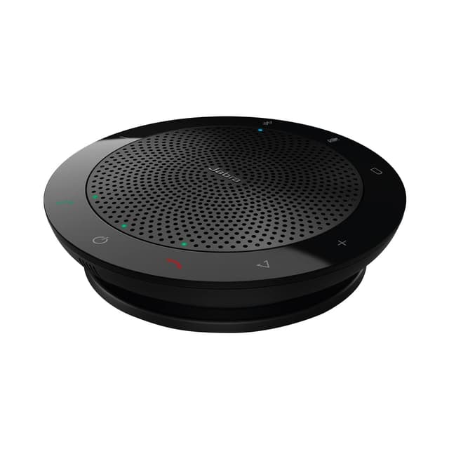 Jabra Speak 510 Lautsprecher — tragbarer Bluetooth-Lautsprecher, Konferenzlautsprecher — Anschluss an Laptops, Smartphones und Tablets — USB-Stecker, Schwarz 510 - Retail Pack Unified Communications