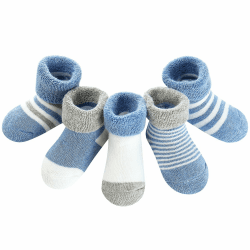 Domee Baby Socken Winter Frottee Warm Dicke Thermosocken Baumwolle 5er-Pack