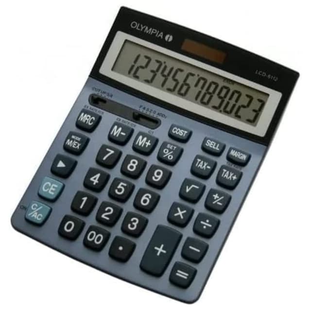 Olympia Tischrechner LCD-6112