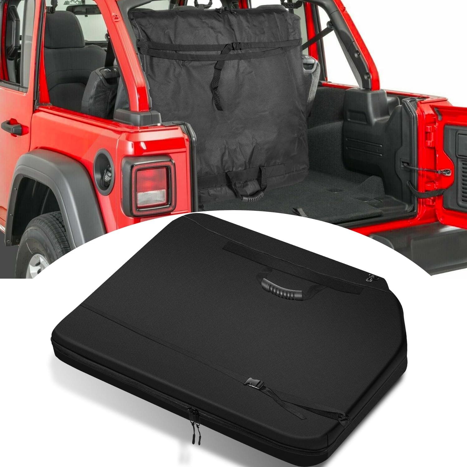 Camoo Freedom Panel Hard Top Aufbewahrungstasche mit Griff, kompatibel mit Jeep Wrangler JK JKU JL JLU Sports Sahara Freedom Rubicon Unlimited Gladiator 2-Türer & 4-Türer & 2020-2022 Gladiator JT