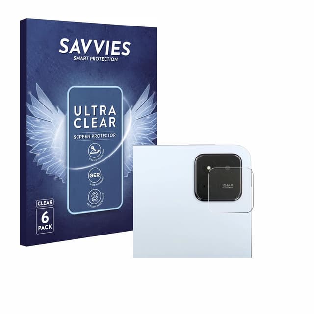 Savvies 6 Stück Schutzfolie für Xiaomi Pad 7 (NUR Kameraschutz) Displayschutz-Folie Ultra-Transparent