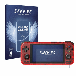 Savvies 6 Stück Schutzfolie für Retroid Pocket 4 Pro Displayschutz-Folie Ultra-Transparent