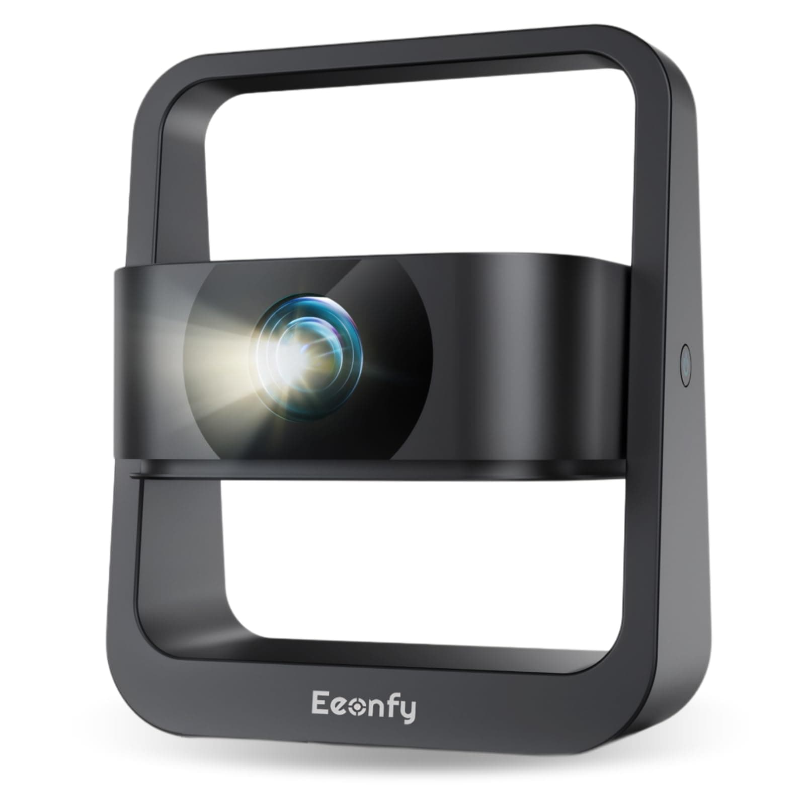 [App-Integrierte] Eeenfy Smart Beamer Portable, Beamer Heimkino mit 20000Lux, 1080P Support, E-Focus/Trapezkorrektur, Projektor WiFi Bluetooth, Outdoor Projector Klein für Handy, Update 2025, Schwarz