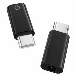 MoKo USB C auf 3,5mm Audio Kopfhörer Adapter, Type C auf Kopfhörer 3,5mm Klinke Aux Dongle Kompatibel mit iPhone 16 15 Pro Max Plus, Galaxy S24 S23 S22, iPad Air/Pro, MacBook, Pixel, Schwarz