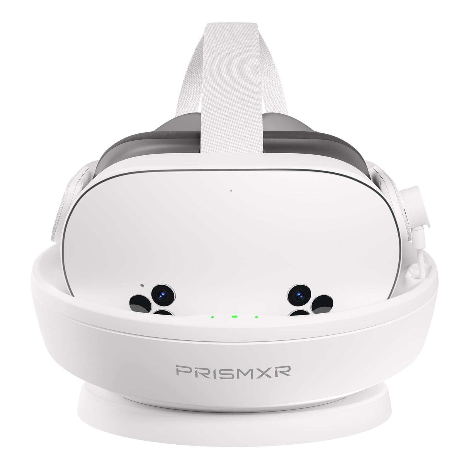 PRISMXR Ladestation für VR-Headset – Kompatibel mit Meta Quest 3S-Zubehör, Charging Dock mit 2 Controller-Akkus (ohne Netzteil & Passthrough) - Carina D1S Lite Carina D1S Lite for Quest 3S