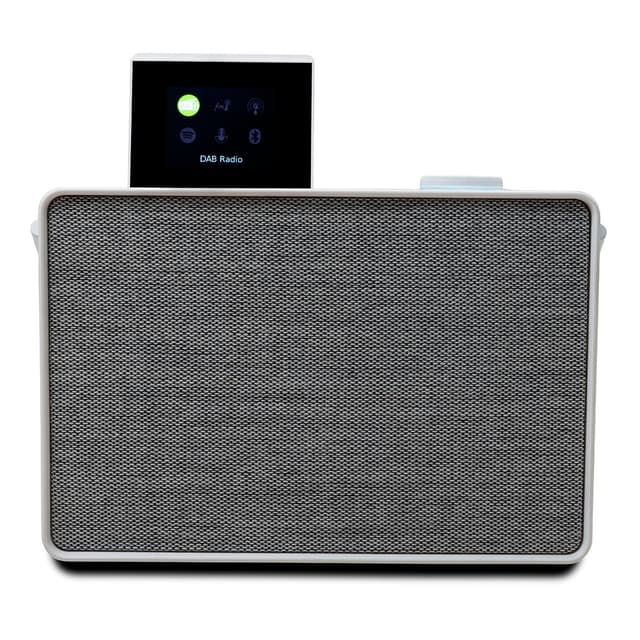 Pure Evoke Play vielseitiges Musiksystem für innen und außen (DAB+/UKW Radio, Internetradio, Podcasts, Spotify Connect, Bluetooth in sattem 40W Stereoklang), Cotton White Weiß