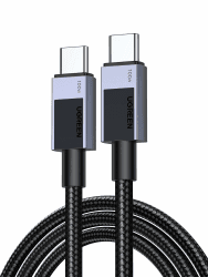 UGREEN 100W USB C Kabel PD 3.0 Ladekabel USB C auf USB C Schnellladekabel 5A/20V kompatibel mit iPhone 16/15, M3 MacBook Pro/Air, iPad Air/Pro 2024, Galaxy S24 Ultra A55 Pixel 9 Steam Deck usw. (1m) 1.0 Meter