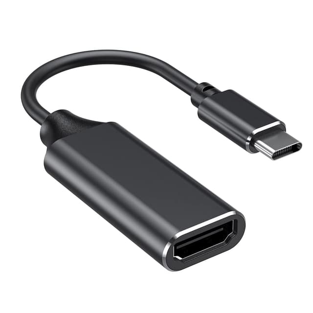 USB C , Type c zu HDMI 4K Adapter (Thunderbolt 3 kompatibel) für MacBook Pro 2018/2017, iPad Pro 2018, Samsung Note 9/S9/S10, Huawei Mate 20/P20 und mehr (Black)