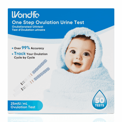 Wondfo Ovulationstest Fruchtbarkeitstest für Frauen Eisprung Test 50 Ovulationsteststreifen Ovulation Tests