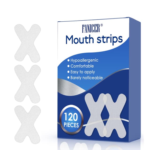 120 Stück Anti-Schnarch Mundpflaster, Mouth Tape for Sleeping, Mundpflaster zum Schlafen Schnarchen Verhindern & Bessere Atmung,Ideal für Männer/Fraue