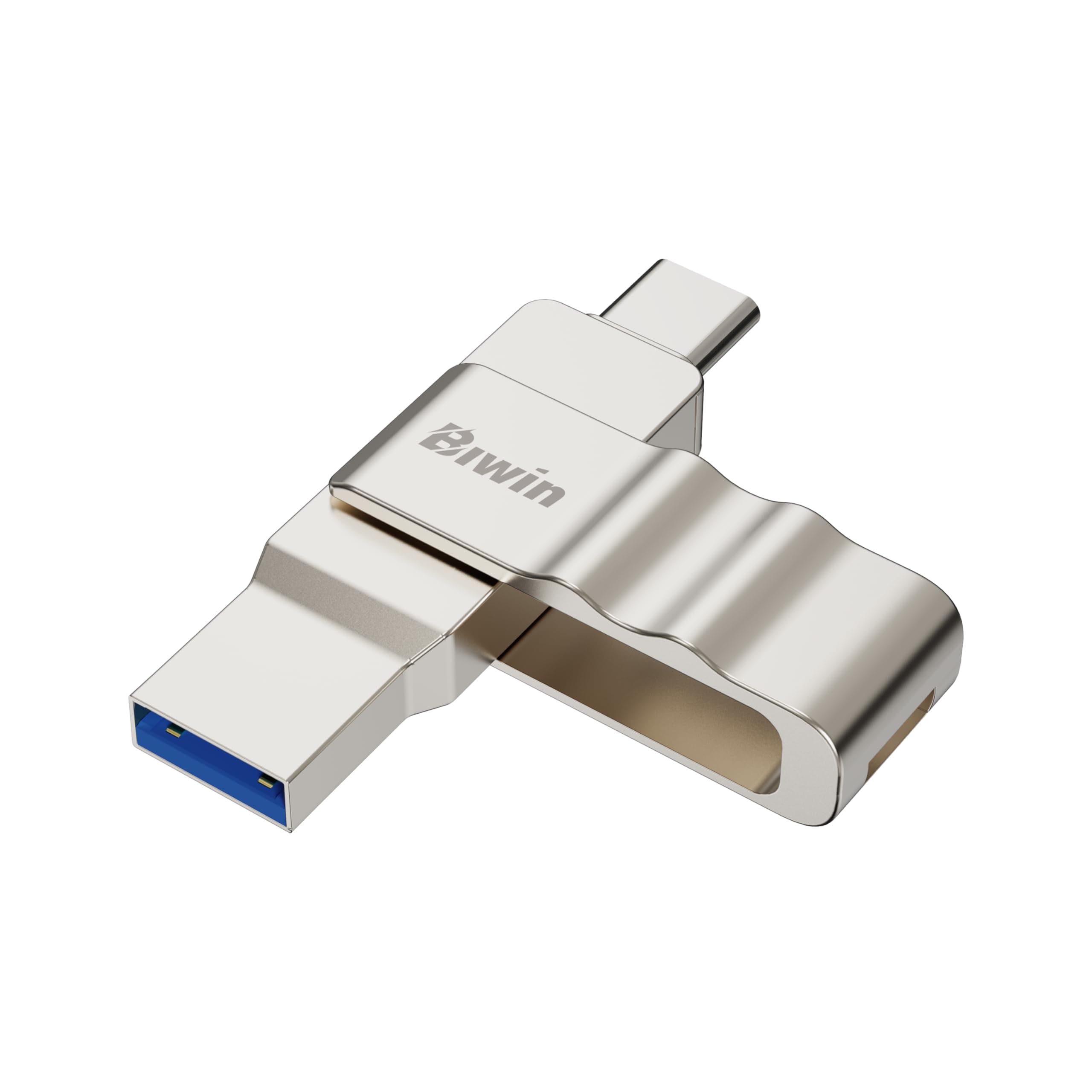 Biwin USB-Stick UD150 32GB USB 3.2 Gen1, bis zu 150 MB/s, mit Dual-Anschluss (Typ-A & Typ-C) für PC, Laptop, MacBook & Smartphone