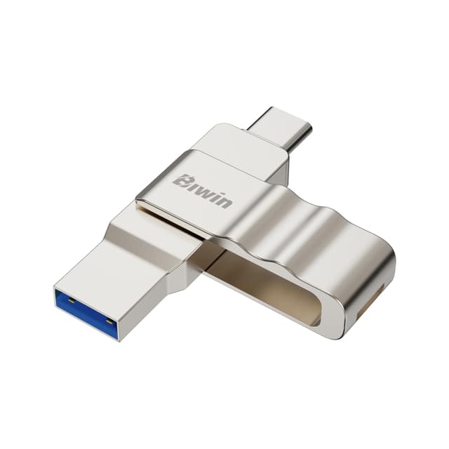Biwin USB-Stick UD150 32GB USB 3.2 Gen1, bis zu 150 MB/s, mit Dual-Anschluss (Typ-A & Typ-C) für PC, Laptop, MacBook & Smartphone