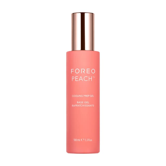 FOREO PEACH Kühlendes Prep-Gel – für Haarentfernungsgeräte – beruhigt, hydriert – 17 Pflanzenextr., HA & Panthenol – Laser-Haarentfernung & IPL – Pflege während/nach Behandlung – 100 ml