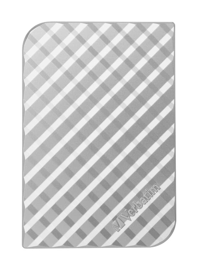 Verbatim Store 'n' Go Portable Hard Drive, 2 TB, Silber, Externe Festplatte, USB 3.0, Festplatte extern aus Aluminium, für Windows & Mac OS X, tragbare Festplatte, USB Festplatte silber 2 TB