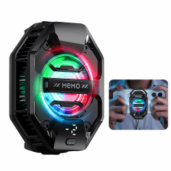 Telefonkühler für Spiele, 27 W iPhone-Lüfter mit RGB-LED-Halbleiter-Kühlkörper-Kühlgehäuse, Enfriador para Celular, für iPhone/Android-Telefonspiele, Live-Streaming, KI-Smartphone-Temperatur
