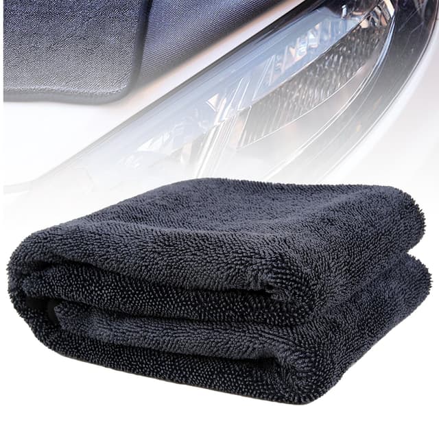 Tarange Auto Trockentuch XXL, Microfasertuch Autopflege, Super Saugfähiges Trockentuch, Keine Streifen Oder Kratzer, Für Autos, LKWs, Motorräder, 600Gsm (60x90cm)