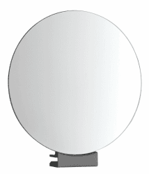 EMCO 979516400 Universal Rasier- und Kosmetikspiegel aufsteckbar, Spiegel, One Size