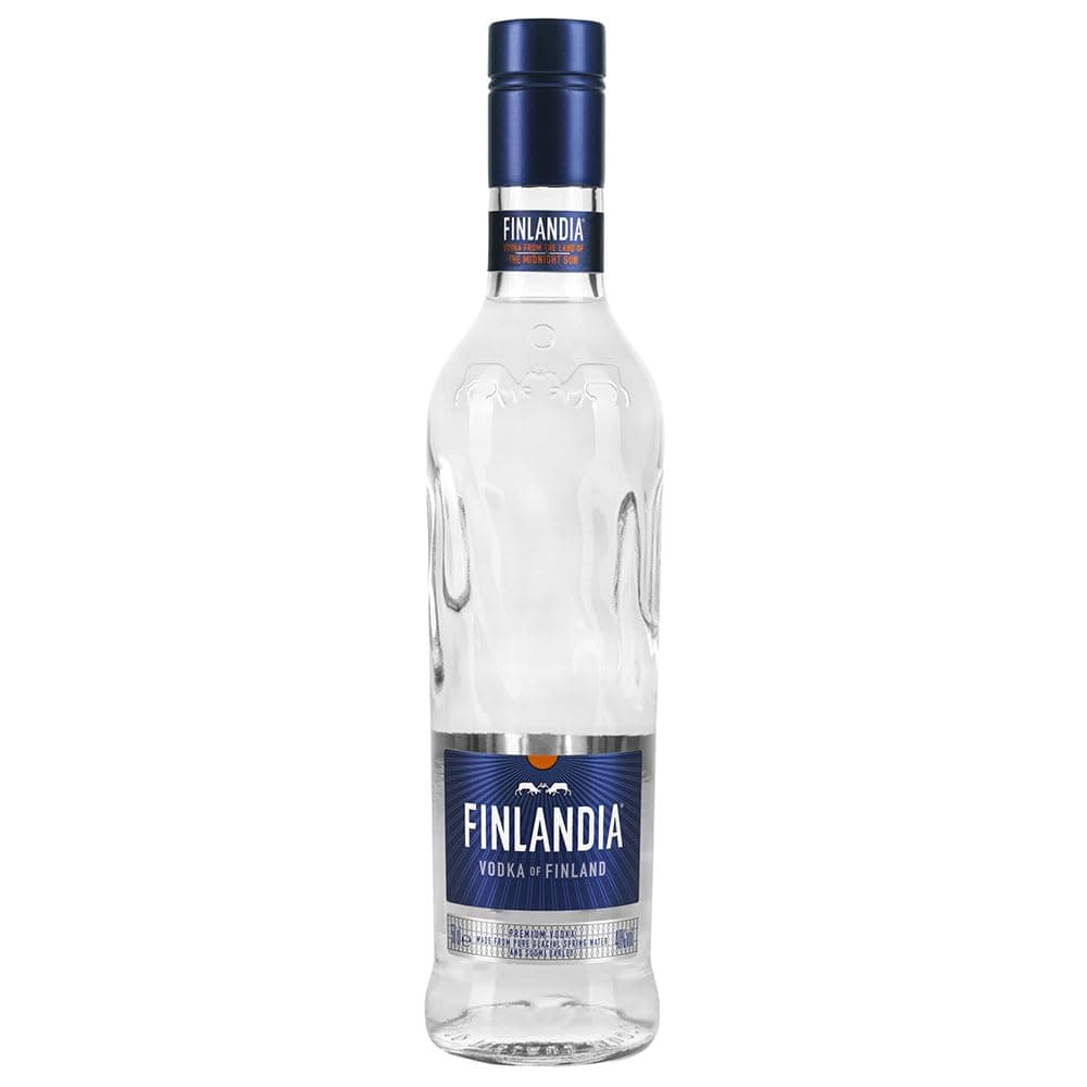 Finlandia Vodka | Reinheit | Purer Geschmack | Aus Finnland | Umweltbewusste Produktion | Aus reinem Gletscherquellwasser | 40% | 500 ML Finlandia Vodka 500ml