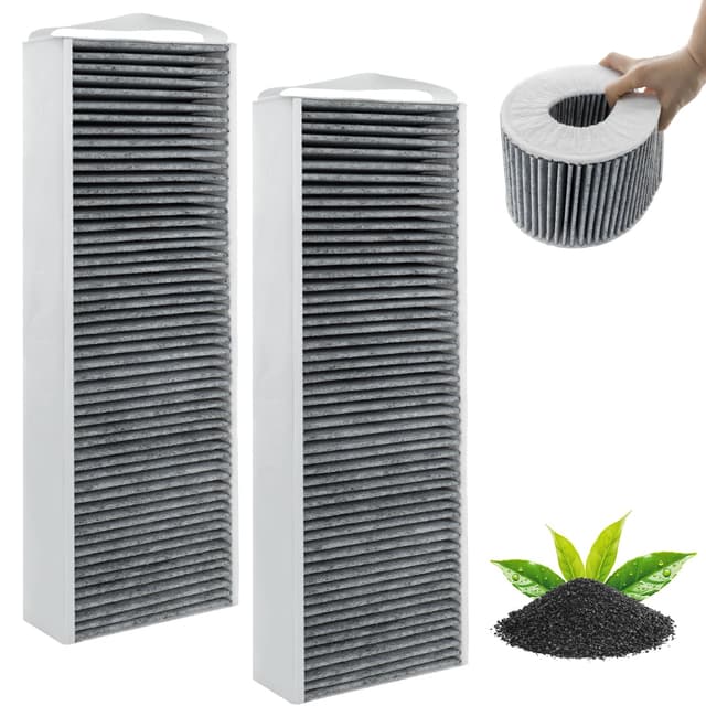 2 Stück Aktivkohlefilter für Bora Pure/X Pure/S Pure Dunstabzug, PUAKF Filter with 5-Layer Filtration System für Ihr Umluftkochfeld PURU oder PUXU,Ersatzfilter Zubehör für Bora Filter