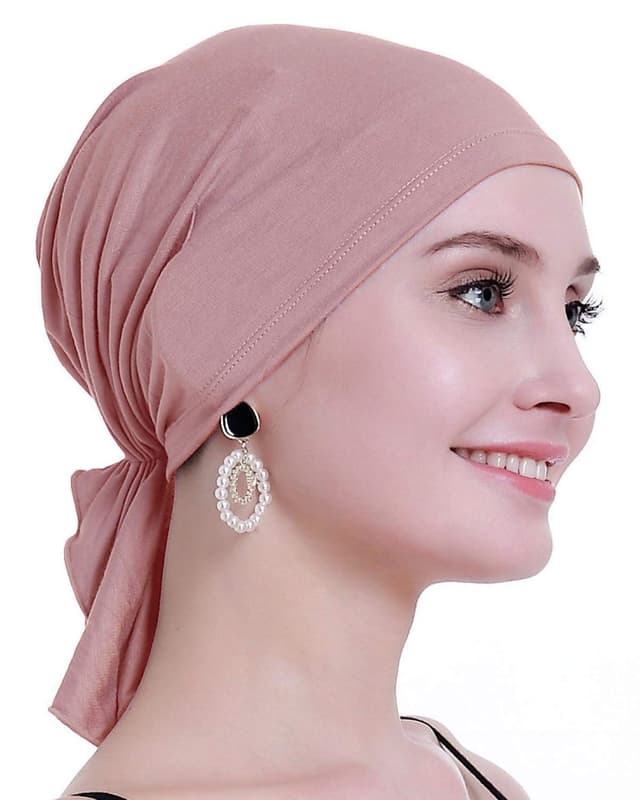osvyo Bambus Chemo Kopftuch für Frauen mit Haarausfall - Krebspatienten kopfbedeckung Turban in Versiegelter Verpackung