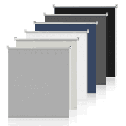 Verdunklungsrollo Verdunkelungsrollo Rollos ohne Bohren Hellgrau B55 x H210cm-Stoffbreite 50cm Klemmfix Rollo Innenrollo für Fenster ohne Bohren B55 x H210 cm Hellgrau