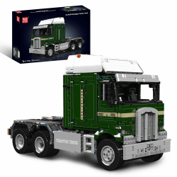 Mould King 13202 Technik LKW Bausteine Modell, 2181 Teile Ferngesteuert Truck Modellbauklötze als Geschenk und Spielzeug, Klemmbausteine Lastkraftwagen Bausatz (ab 14 Jahren Jungen/Mädchen)