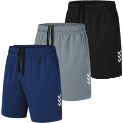 kuzwufs Herren Sporthose Kurze Atmungsaktive Gym Fitness Hosen Dry Fit Lauf Shorts Training Running Funktionsshorts
