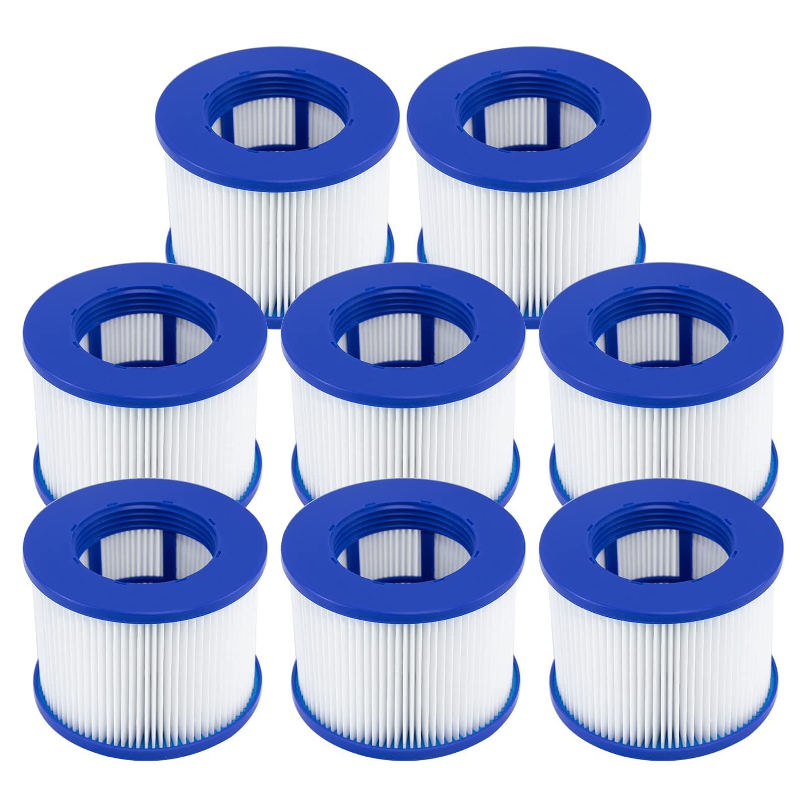 Hrozny Filterkartusche für Whirlpool, Clever Spa Filter 75 x 100 mm Whirlpool Filter Zubehör. (8Stücke)