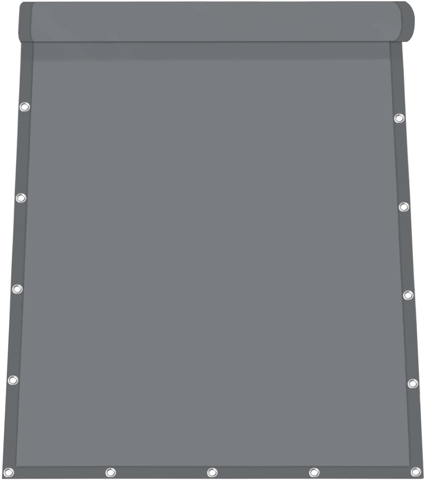 IMSGVIFO Sonnensegel Wasserdicht 2x3m, UV-Schutz Sonnensegel mit Ösen, Sonnenschutz und Wetterschutz Markisenstoff, Sonnenschirm Segel für Terrassendach Balkon Wintergarten Schwimmbad, Dunkelgrau 2x3m Dunkelgrau