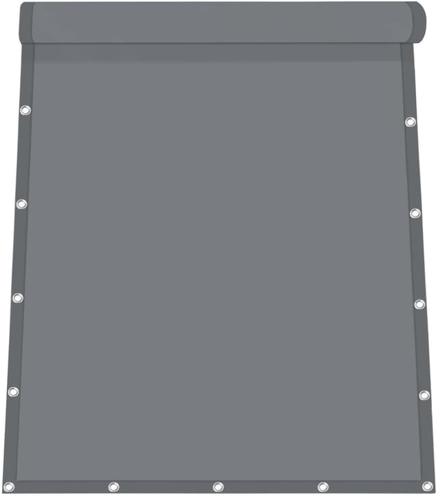 IMSGVIFO Sonnensegel Wasserdicht 2x3m, UV-Schutz Sonnensegel mit Ösen, Sonnenschutz und Wetterschutz Markisenstoff, Sonnenschirm Segel für Terrassendach Balkon Wintergarten Schwimmbad, Dunkelgrau 2x3m Dunkelgrau