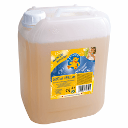 PUSTEFIX - 420869750 Nachfüllkanister I 5 l Seifenblasenflüssigkeit I Bunte Bubbles I Seifenblasen für Hochzeit, Kindergeburtstag, Sommerfest I Bunte Seifenblasen für Kinder & Erwachsene