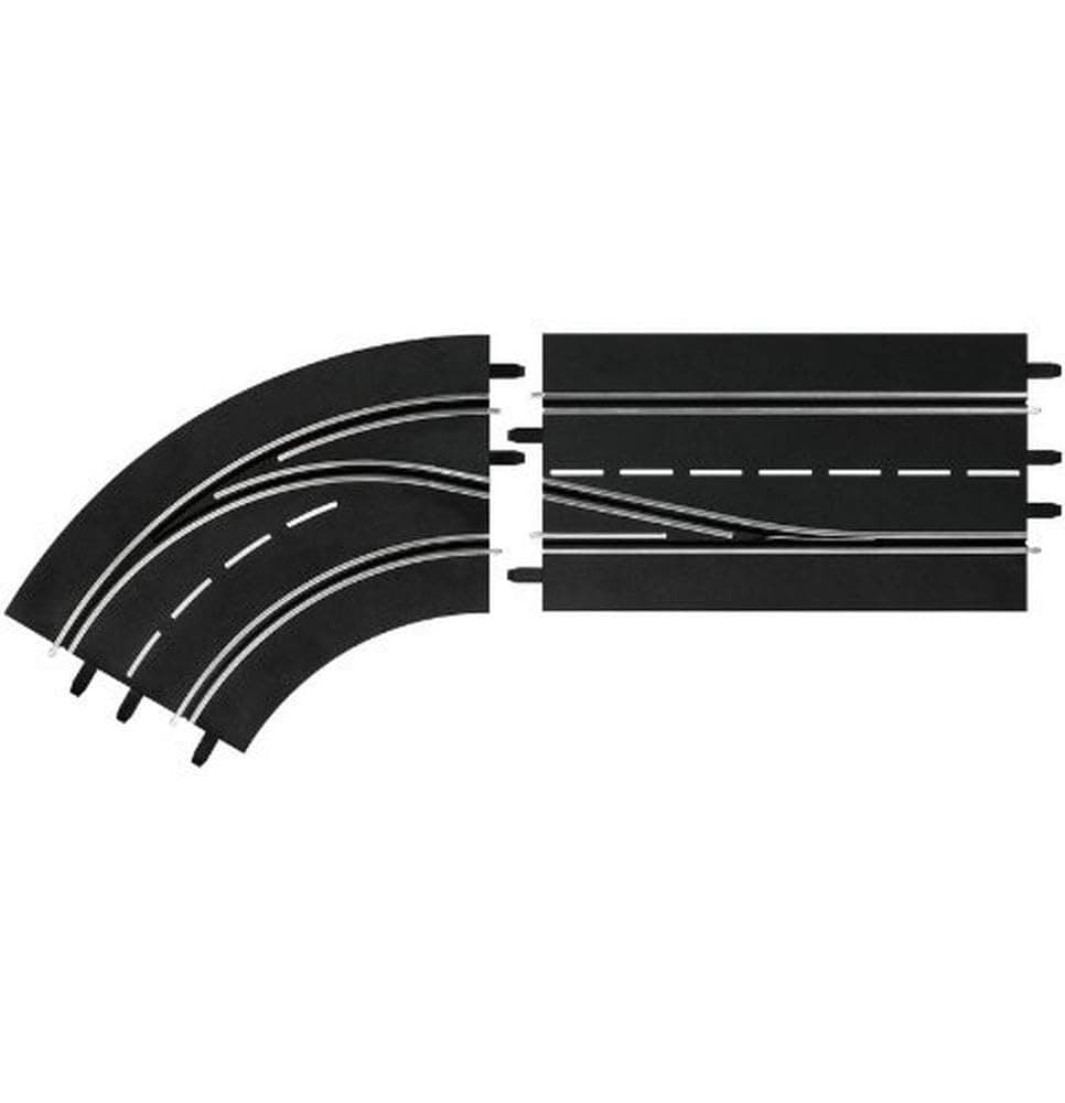 Carrera 4007486303621 20030362-Digital 132/124 Spurwechselkurve Links, innen nach außen, (L × B × H) : 2.2 zm 30.4 zm 42.2 zm