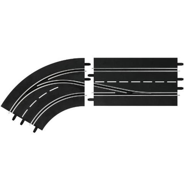 Carrera 4007486303621 20030362-Digital 132/124 Spurwechselkurve Links, innen nach außen, (L × B × H) : 2.2 zm 30.4 zm 42.2 zm