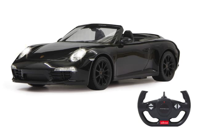Porsche 911 Carrera S 1:12 2,4GHz - offiziell lizenziert, bis 1 Std Fahrzeit, ca. 11 Km/h, perfekt nachgebildete Details, detaillierter Innenraum