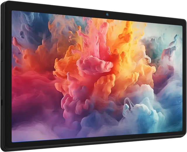 MUISOO Android 14 Tablet, Octa-Core 10 Zoll, 10 GB + 64 GB (erweiterbar auf 1 TB), Android-Tablet mit Bluetooth 5.3, WiFi 6, Dual-Kamera, 5 MP + 8 MP, Face ID, 4G Wireless Dongle (Schwarz)