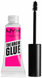 NYX Professional Makeup Brow Glue, Instant Brow Styler, Für Augenbrauen wie laminiert, Transparent Transparent 1 stück (1er Pack)