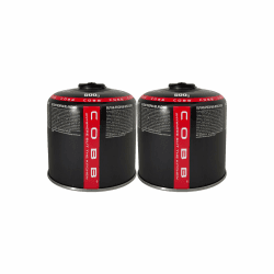 Campingman 2 Stück Gaskartusche 500g Butan Gas Schraubkartusche mit Schraubventil Universal Butangas Brennstoffflaschen Campingas für Gaskocher Gasheizung (2)
