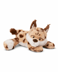 NICI Wild Friends Kuscheltier Luchs Lyka 20 cm - Niedliches Stofftier zum Kuscheln, Spielen und Liebhaben, Nachhaltig produziertes Plüschtier - 49804, Beige