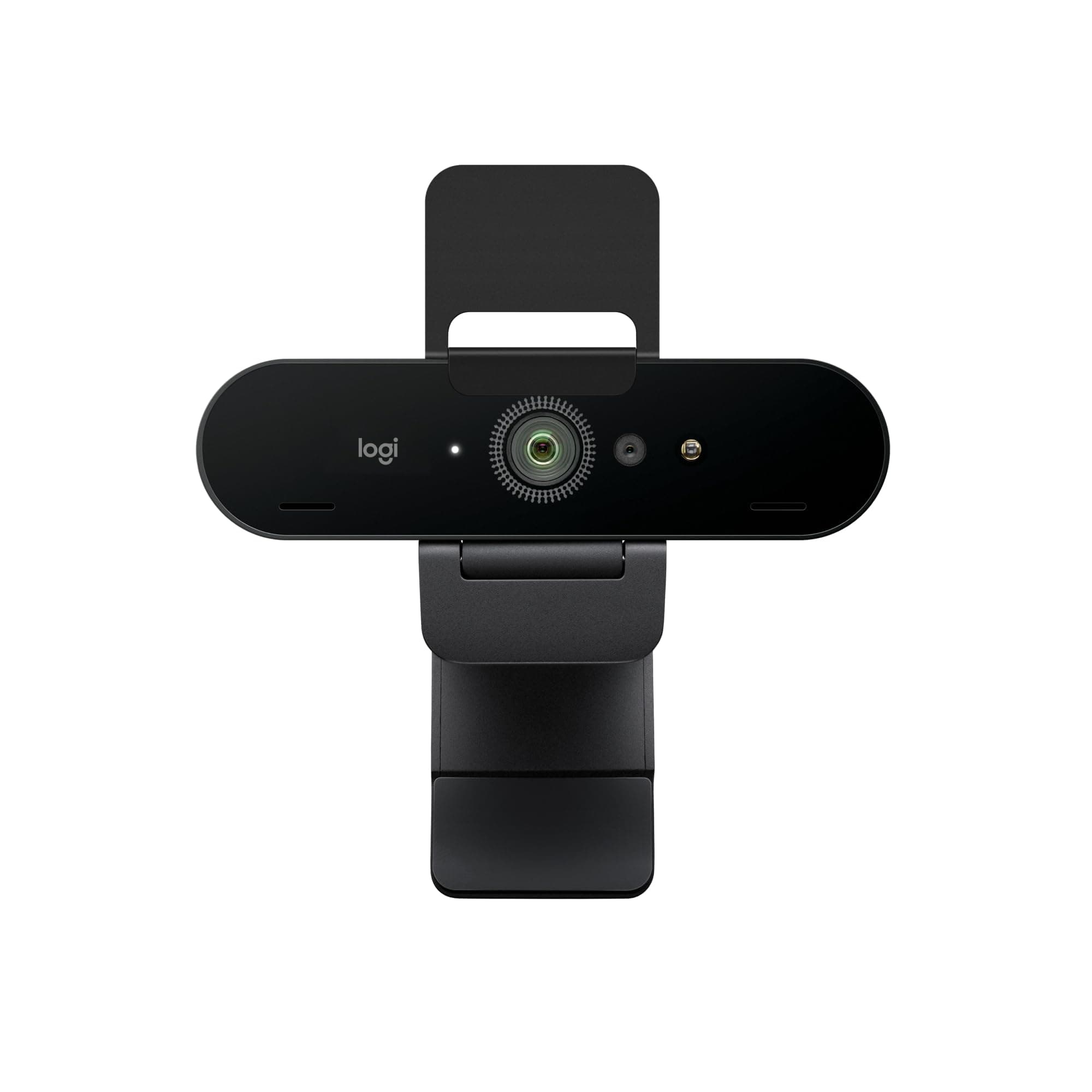 Logitech Brio 4K Webcam, Videogespräche, Mikrofon mit Geräuschunterdrückung, automatische HD-Belichtungskorrektur, Microsoft Teams, Zoom, Google Voice, Google Meet, PC/Mac/Notebook/Macbook - Graphit Neue Version