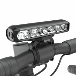 UPPEL Fahrradlicht Vorne USB C Ladeanschluss 2600 Lumens 5 LEDs 4-Lichtmodi 8000mah Einfache Installation Beste Aluminium Fahrradlampe Vorne