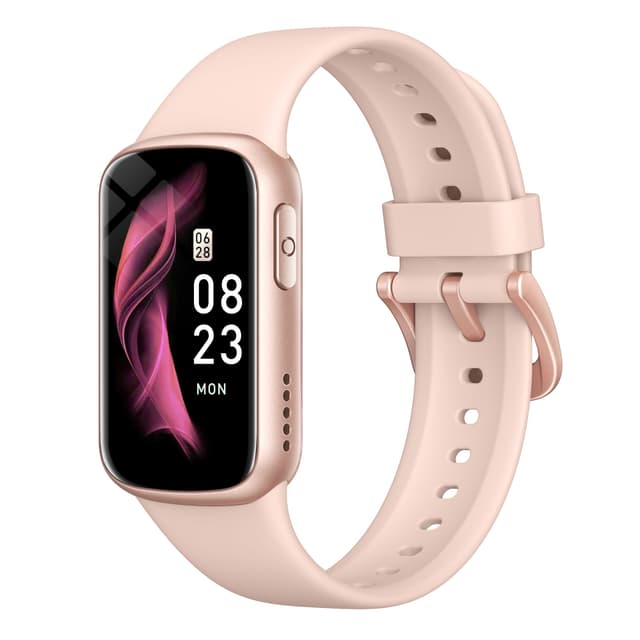 Fitness Tracker mit Bluetooth Anrufe, 1,47 Zoll HD-Display Fitnessuhr mit 130+ Sportmodi, Smartwatch mit Herzfrequenz Schlafmonitor Schrittzähler, IP68 Wasserdicht Fitnessuhr für Damen Herren Pink