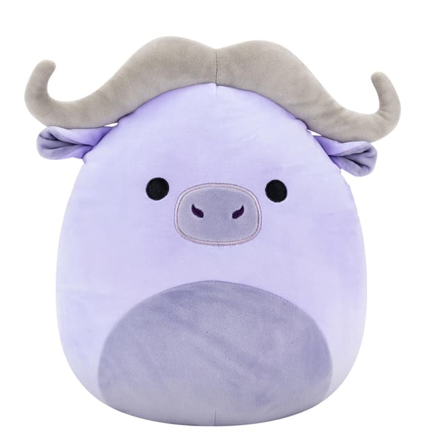 Squishmallows SQCR07678 - Bradley der lila Wasserbüffel 30 cm, offizielles Jazwares Plüsch, superweiches Kuscheltier